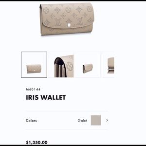 🔥 💯 AUTH LOUIS VUITTON IRIS WALLET